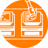 Automatische weeg- / uitprijsmachines